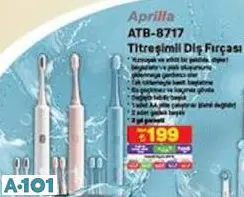 APRİLLA ATB-8717 TİTREŞİMLİ DİŞ FIRÇASI